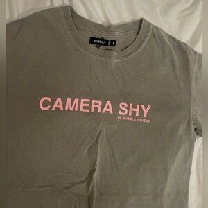 Hubble studio camera shy tee